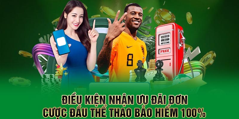 Điều kiện nhận ưu đãi đơn cược đầu thể thao bảo hiểm 100%