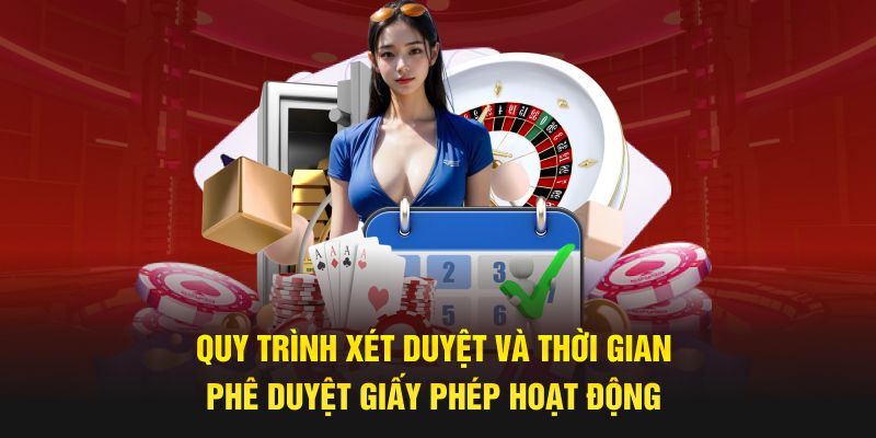 Quy trình xét duyệt và thời gian phê duyệt giấy phép hoạt động